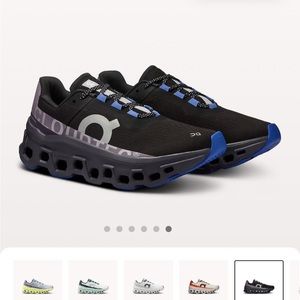 Never worn, new in box OnCloud Cloudmonster magnet/shark size 6 women’s